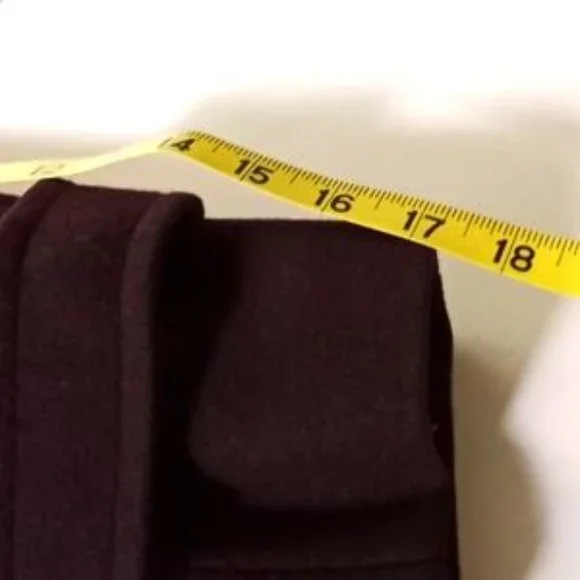 Stephanie Matthews Vintage Women's Double Breasted Coat - Sz (8) - Dark Burgundy - Picture 8 of 12